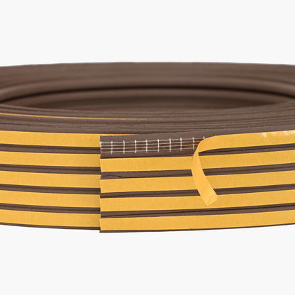 Self-Adhesive Window Seal Brown 9 x 6 mm 100 m EPDM Foam