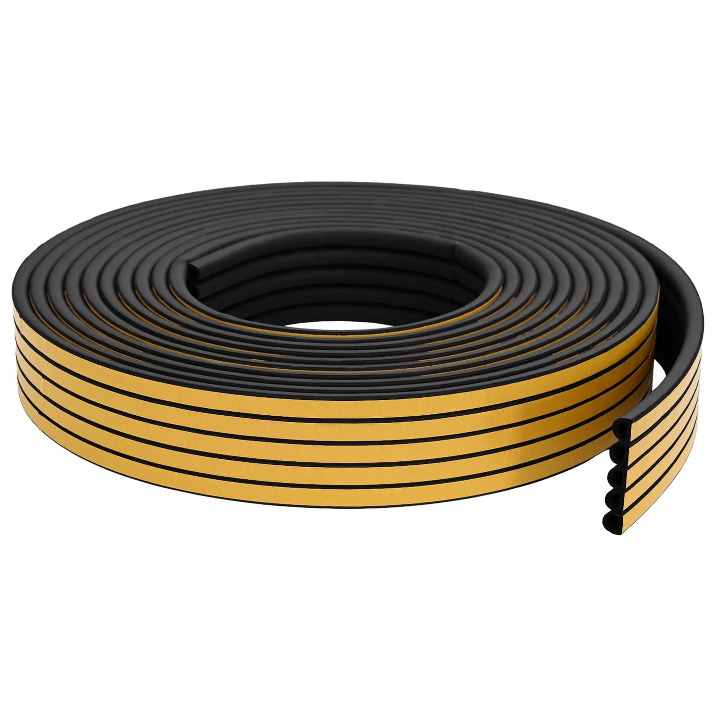 Self-Adhesive Window Seal Black 14 x 12 mm 50 m EPDM Foam