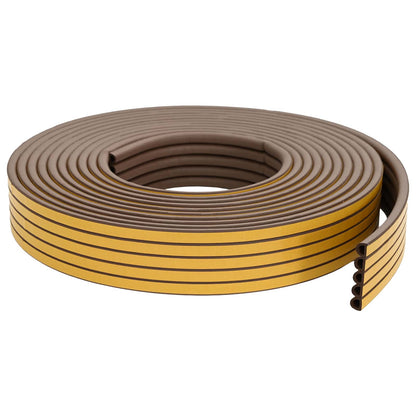 Self-Adhesive Window Seal Brown 14 x 12 mm 100 m EPDM Foam