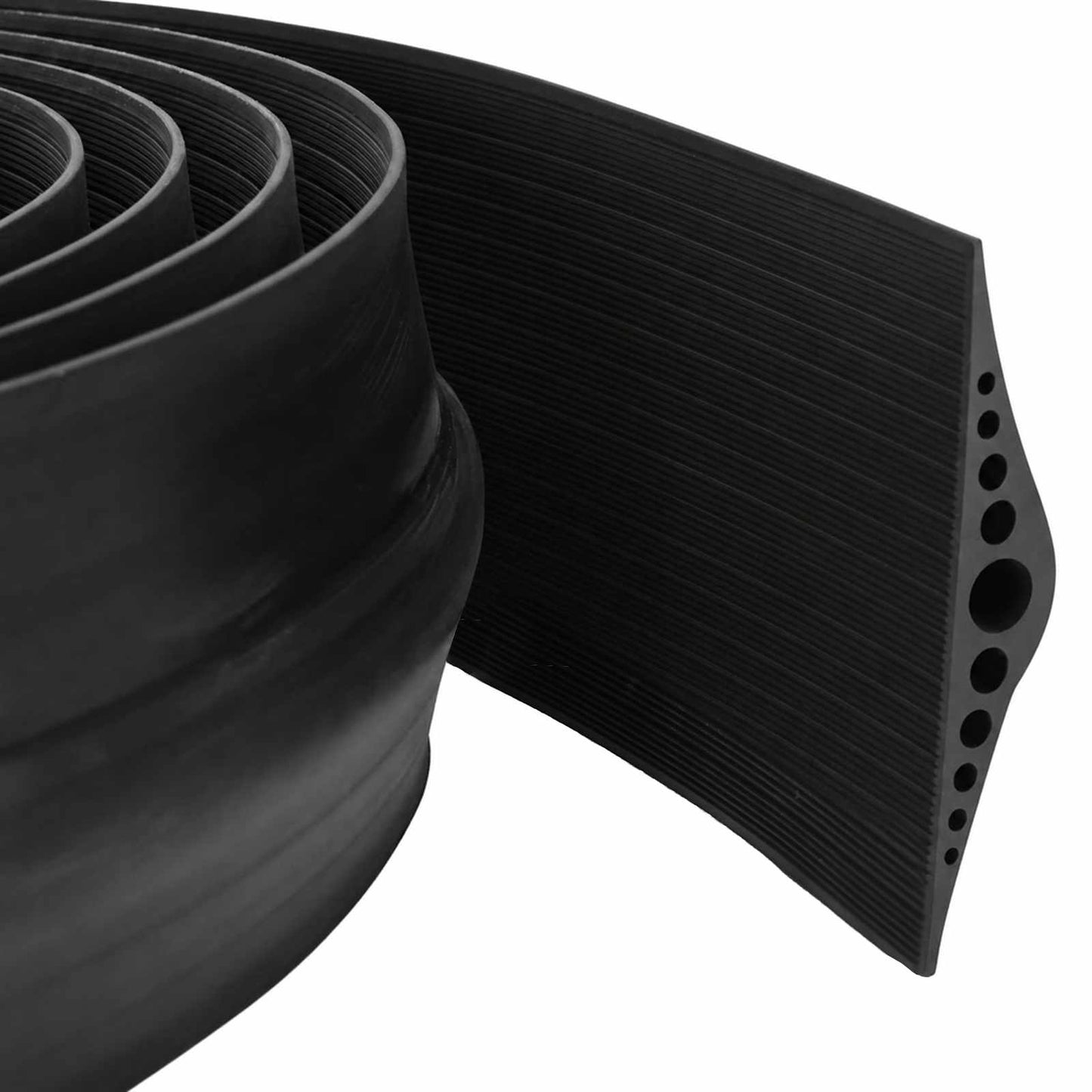 Garage Floor Seal Black 155 x 28 mm 4.5 m EPDM Rubber