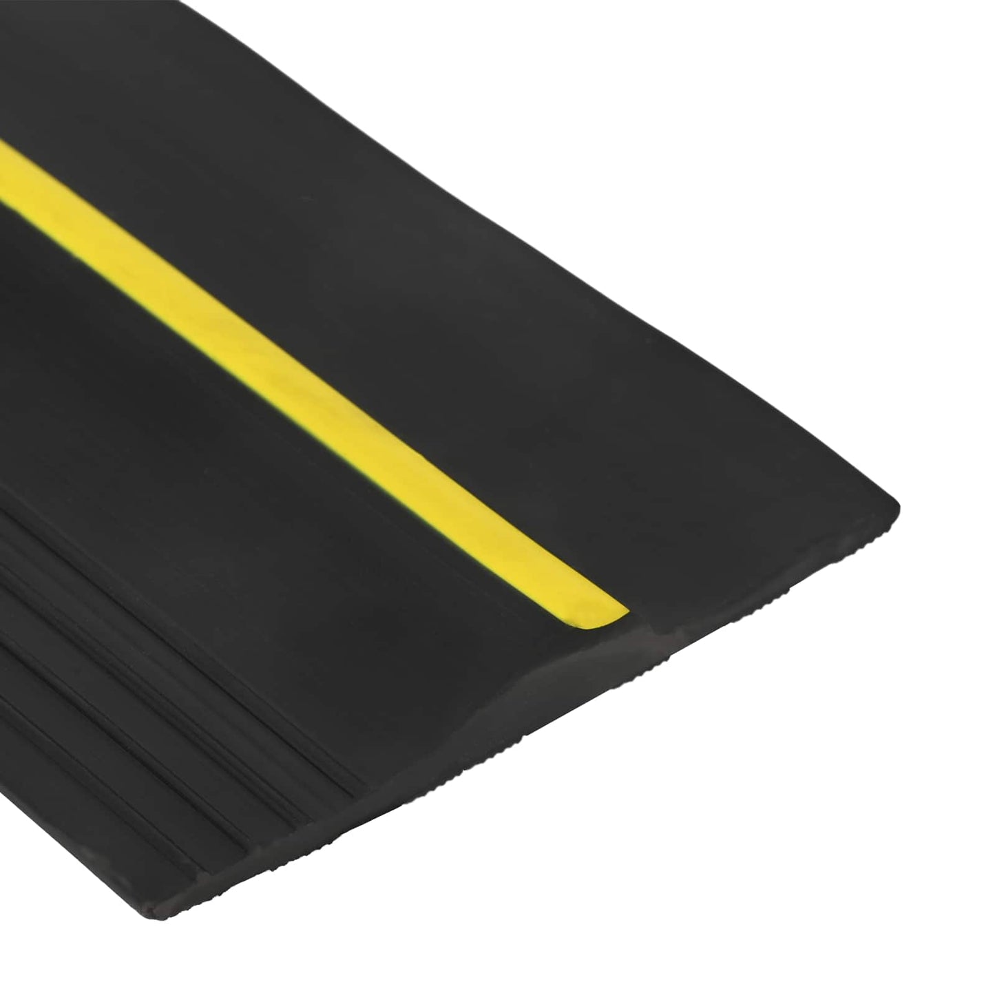 Garage Floor Seal Black and Yellow 12 x 90 mm 3 m PVC
