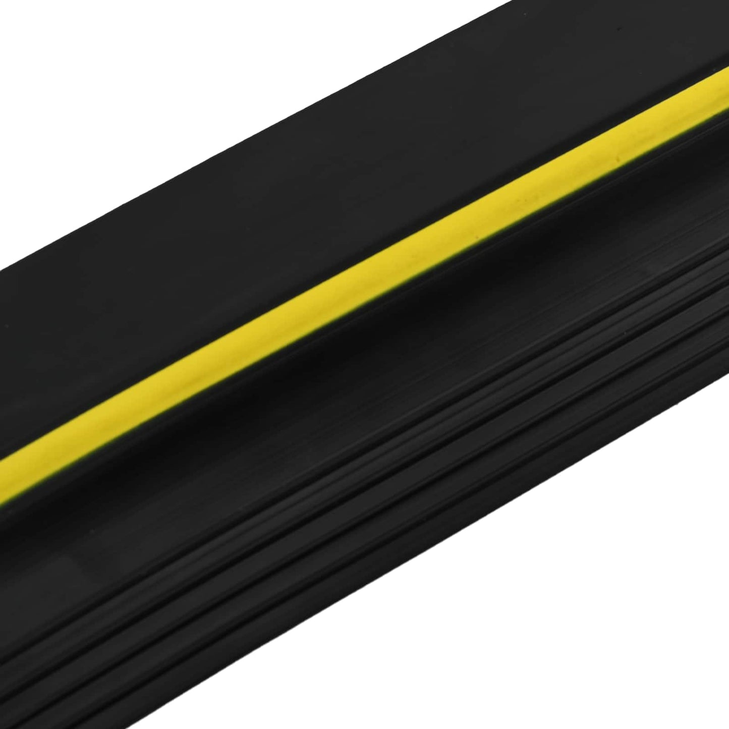Garage Floor Seal Black and Yellow 12 x 90 mm 4 m PVC