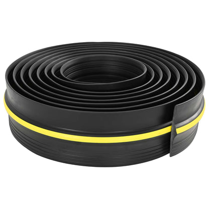 Garage Floor Seal Black and Yellow 12 x 90 mm 10 m PVC