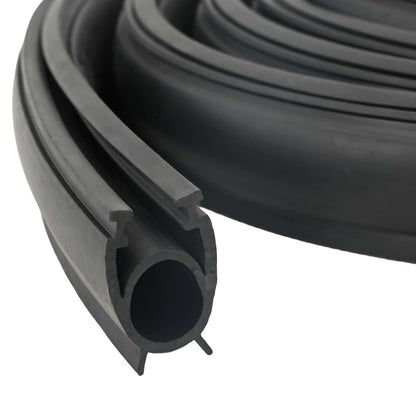 Garage Door Seal Black 41 x 33 mm 3.5 m PVC