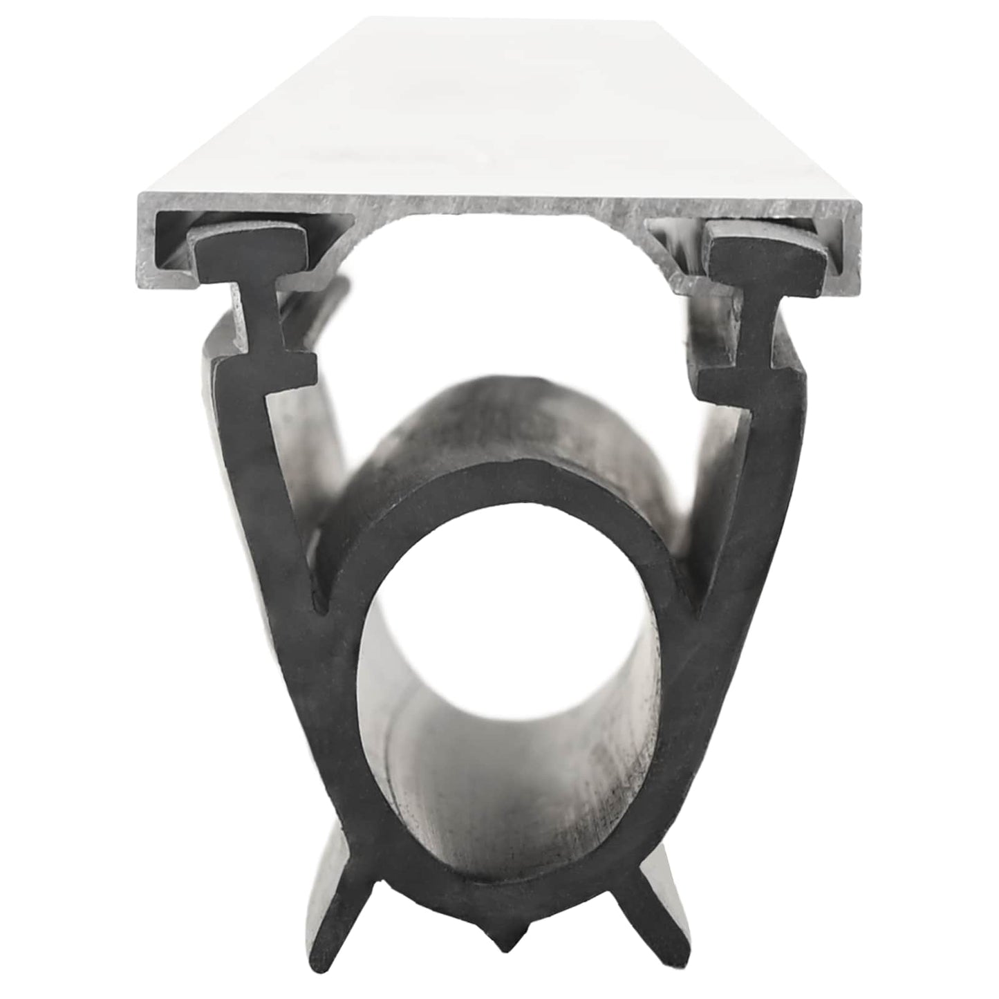 Garage Door Seal Black 41 x 33 mm 5.5 m PVC