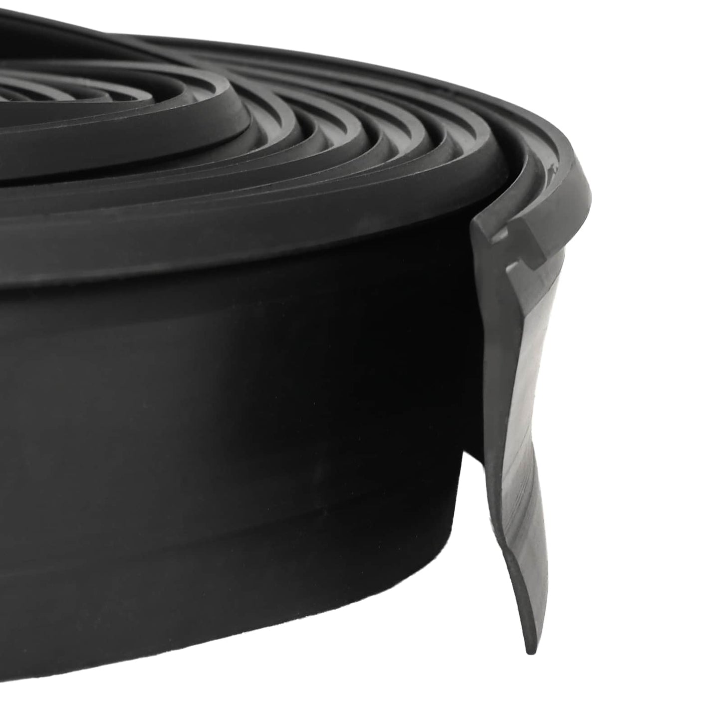 Garage Door Seal Black 52 x 2 mm 4.5 m PVC