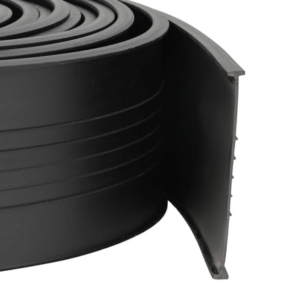 Garage Door Seal Black 70 x 6 mm 5 m PVC
