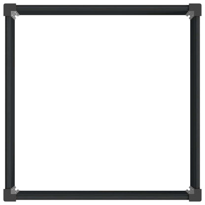 Garden Raised Bed Black 100 x 100 x 91 cm