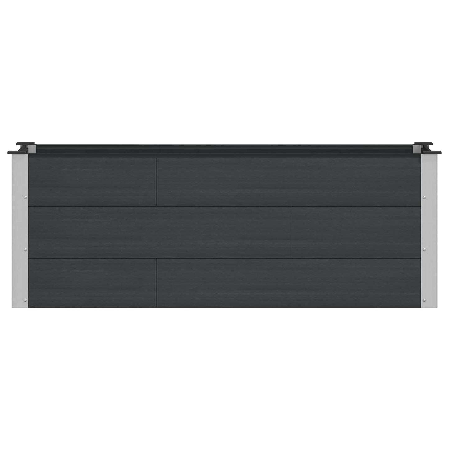 Garden Raised Bed Black 150 x 50 x 54 cm
