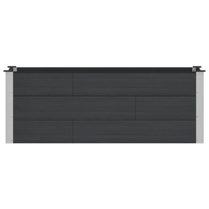 Garden Raised Bed Black 150 x 50 x 54 cm