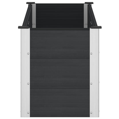 Garden Raised Bed Black 150 x 50 x 54 cm