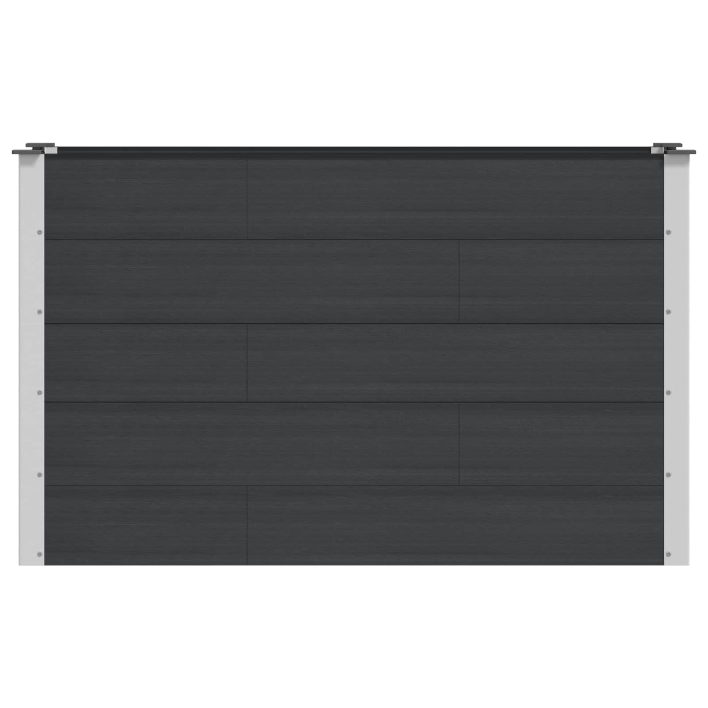 Garden Raised Bed Black 150 x 50 x 91 cm