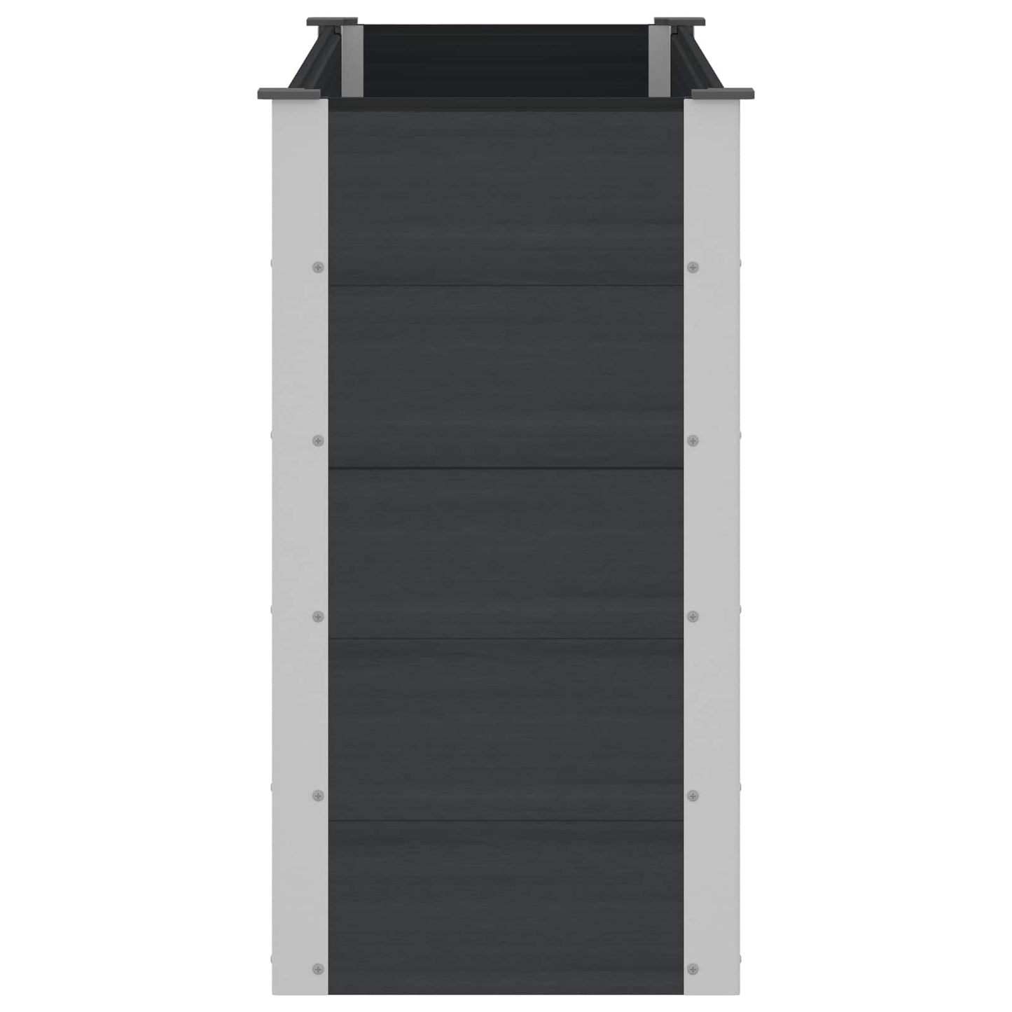 Garden Raised Bed Black 150 x 50 x 91 cm