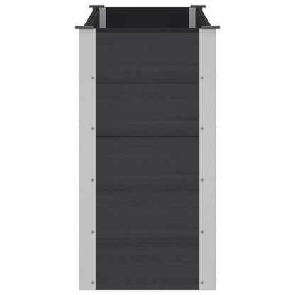 Garden Raised Bed Black 150 x 50 x 91 cm