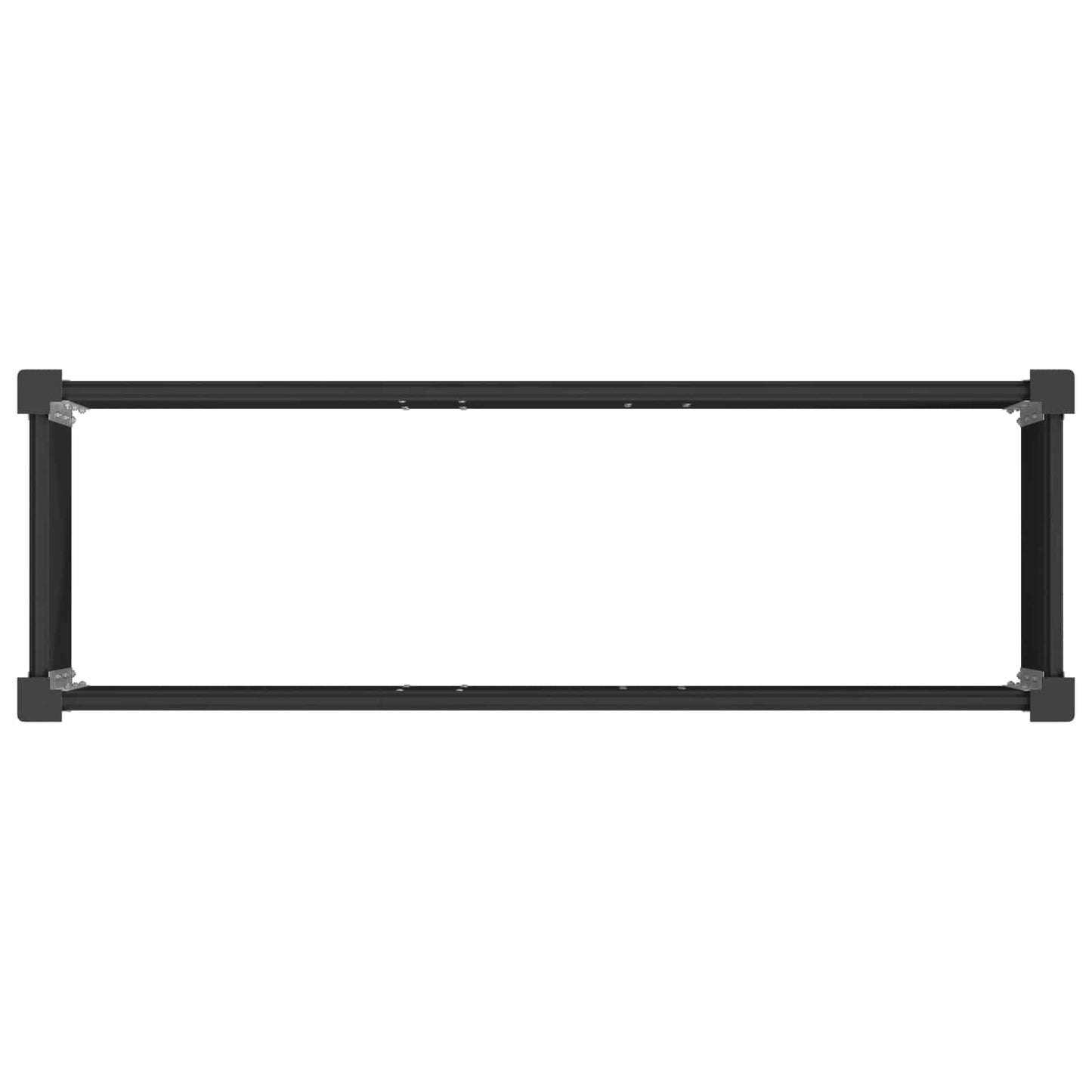 Garden Raised Bed Black 150 x 50 x 91 cm