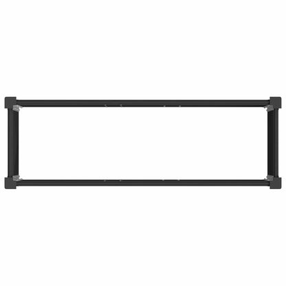 Garden Raised Bed Black 150 x 50 x 91 cm