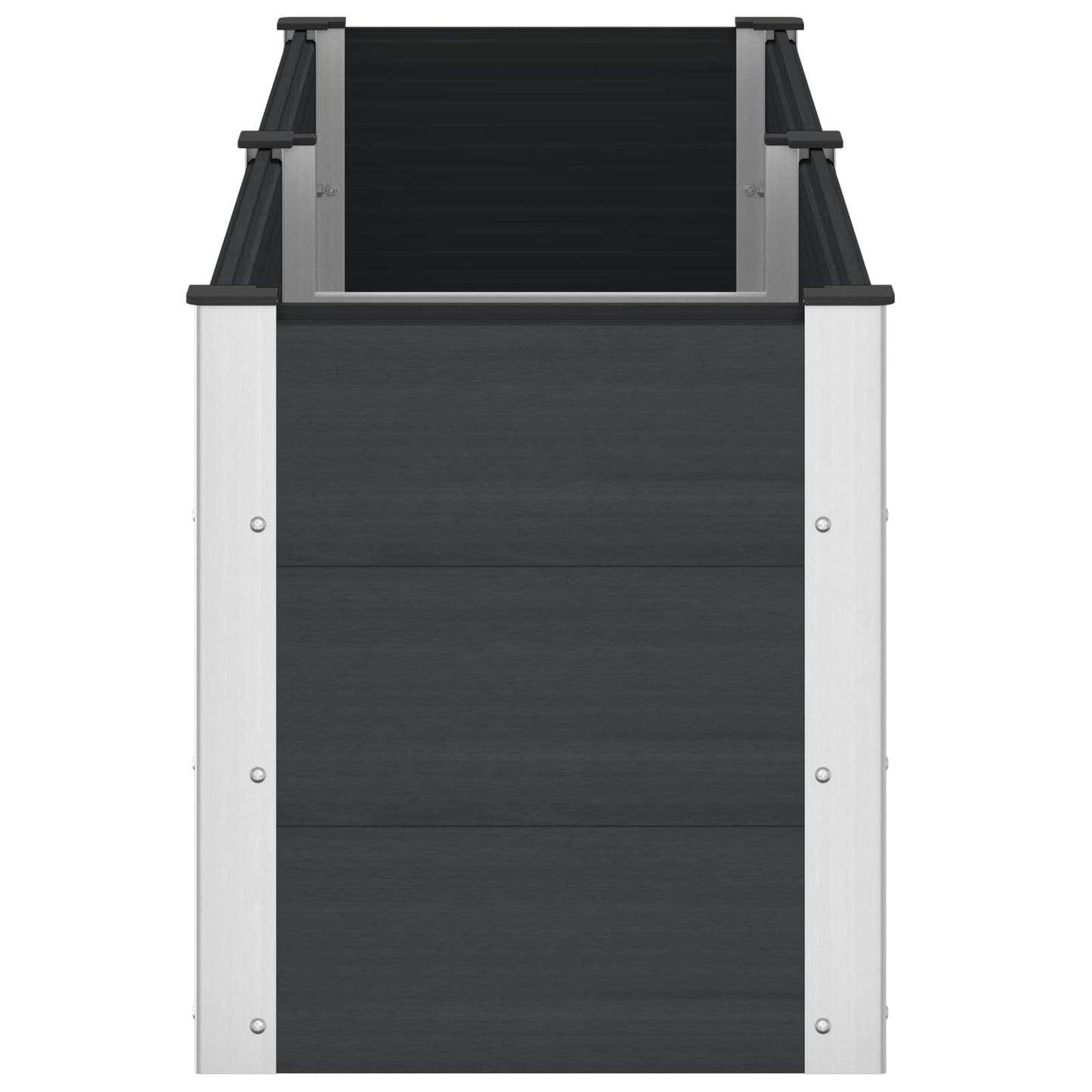 Garden Raised Bed Black 200 x 50 x 54 cm