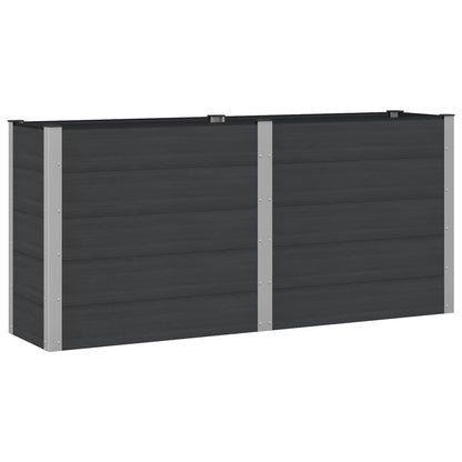 Garden Raised Bed Black 200 x 50 x 91 cm