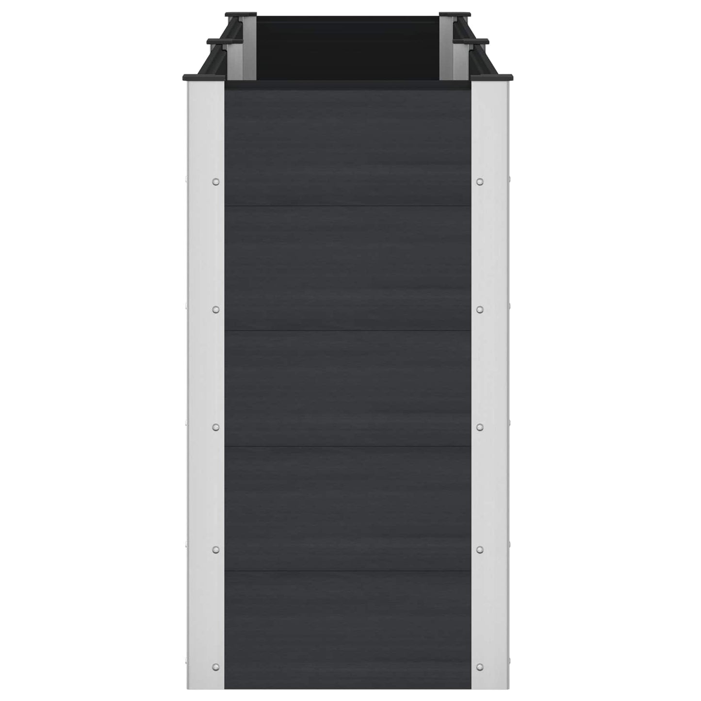 Garden Raised Bed Black 200 x 50 x 91 cm