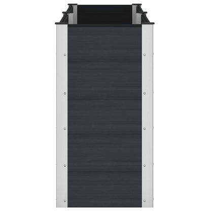 Garden Raised Bed Black 200 x 50 x 91 cm