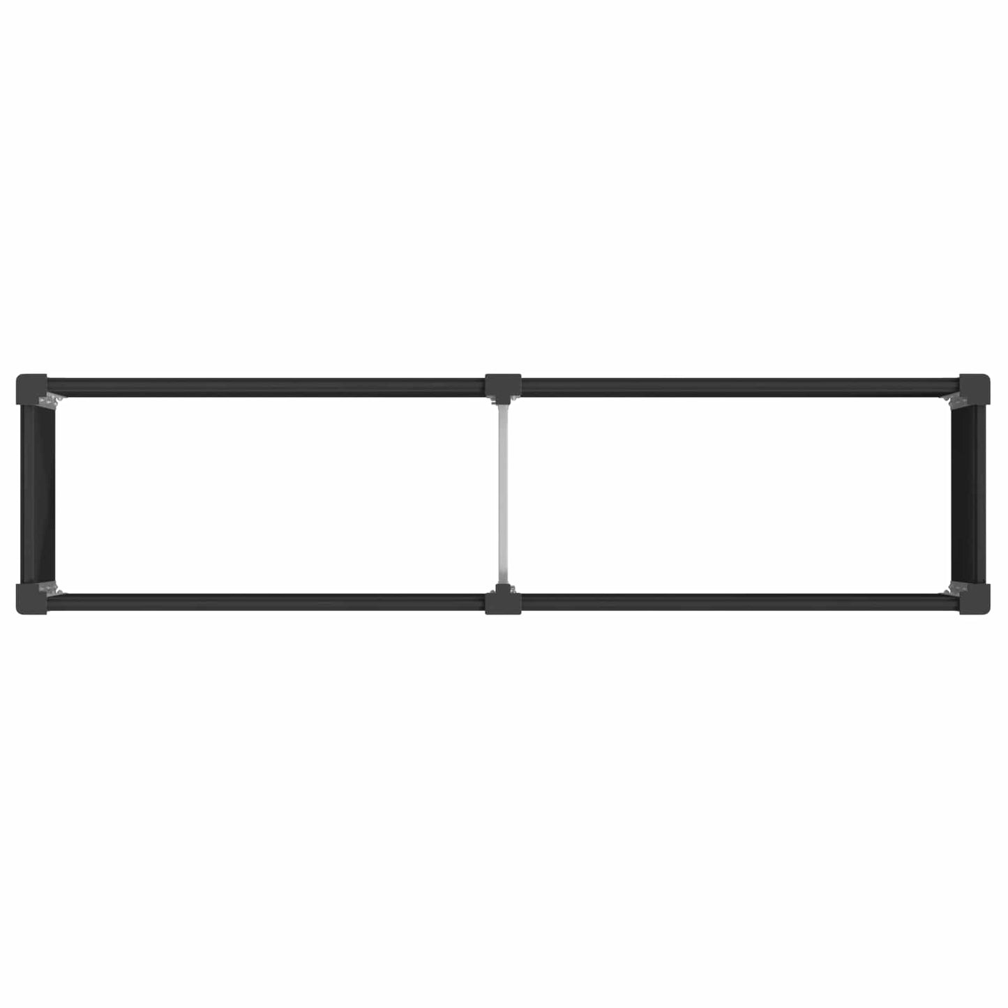 Garden Raised Bed Black 200 x 50 x 91 cm