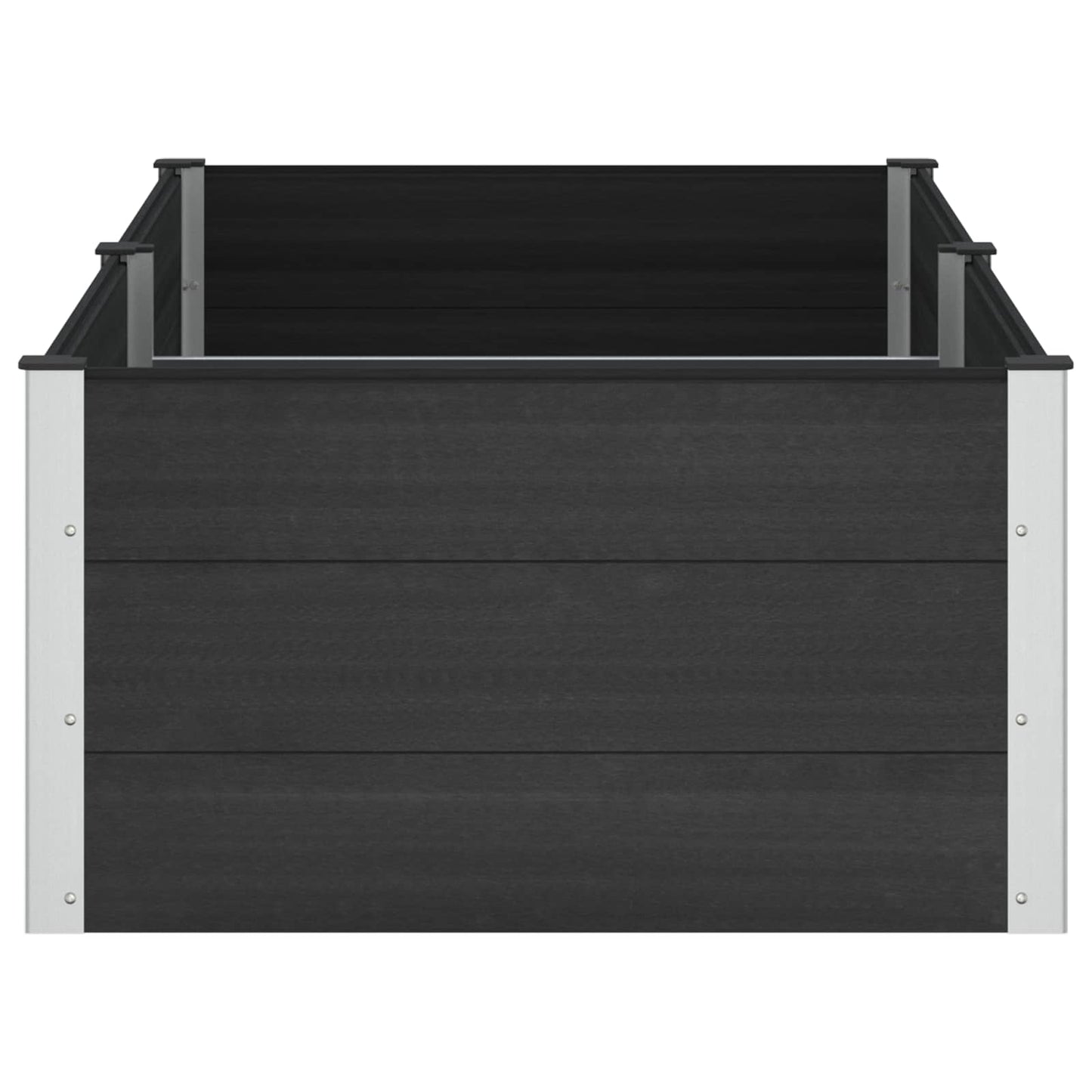 Garden Raised Bed Black 200 x 100 x 54 cm
