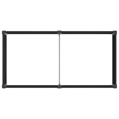 Garden Raised Bed Black 200 x 100 x 54 cm