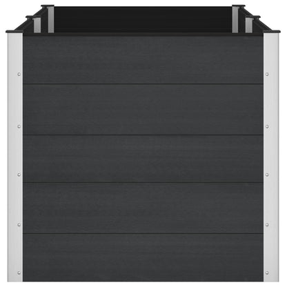 Garden Raised Bed Black 200 x 100 x 91 cm
