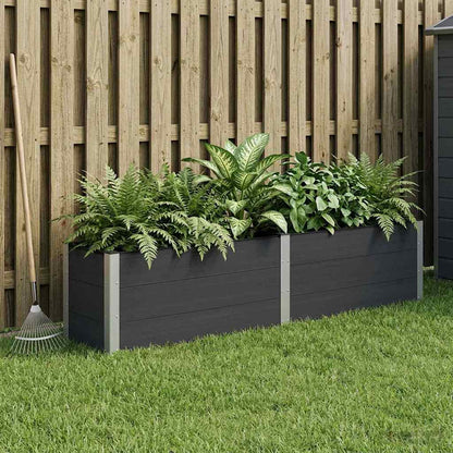 Garden Raised Bed Black 250 x 50 x 54 cm