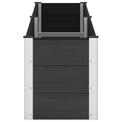 Garden Raised Bed Black 250 x 50 x 54 cm