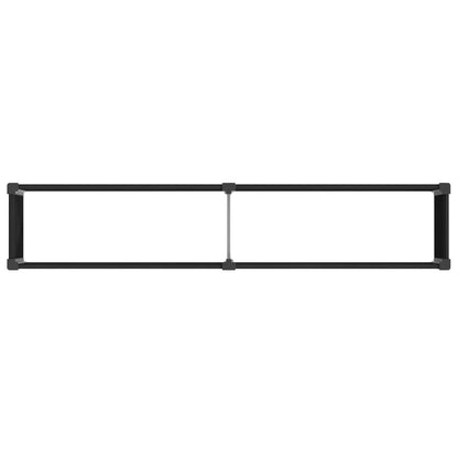 Garden Raised Bed Black 250 x 50 x 54 cm