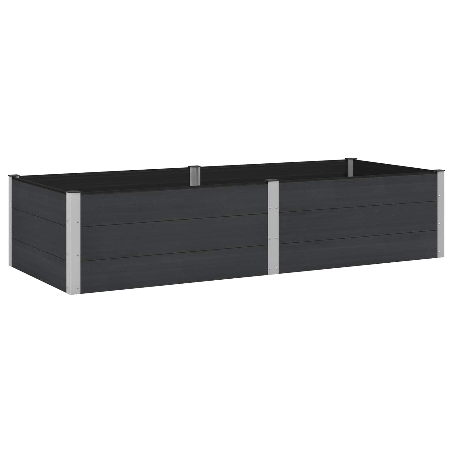 Garden Raised Bed Black 250 x 100 x 54 cm