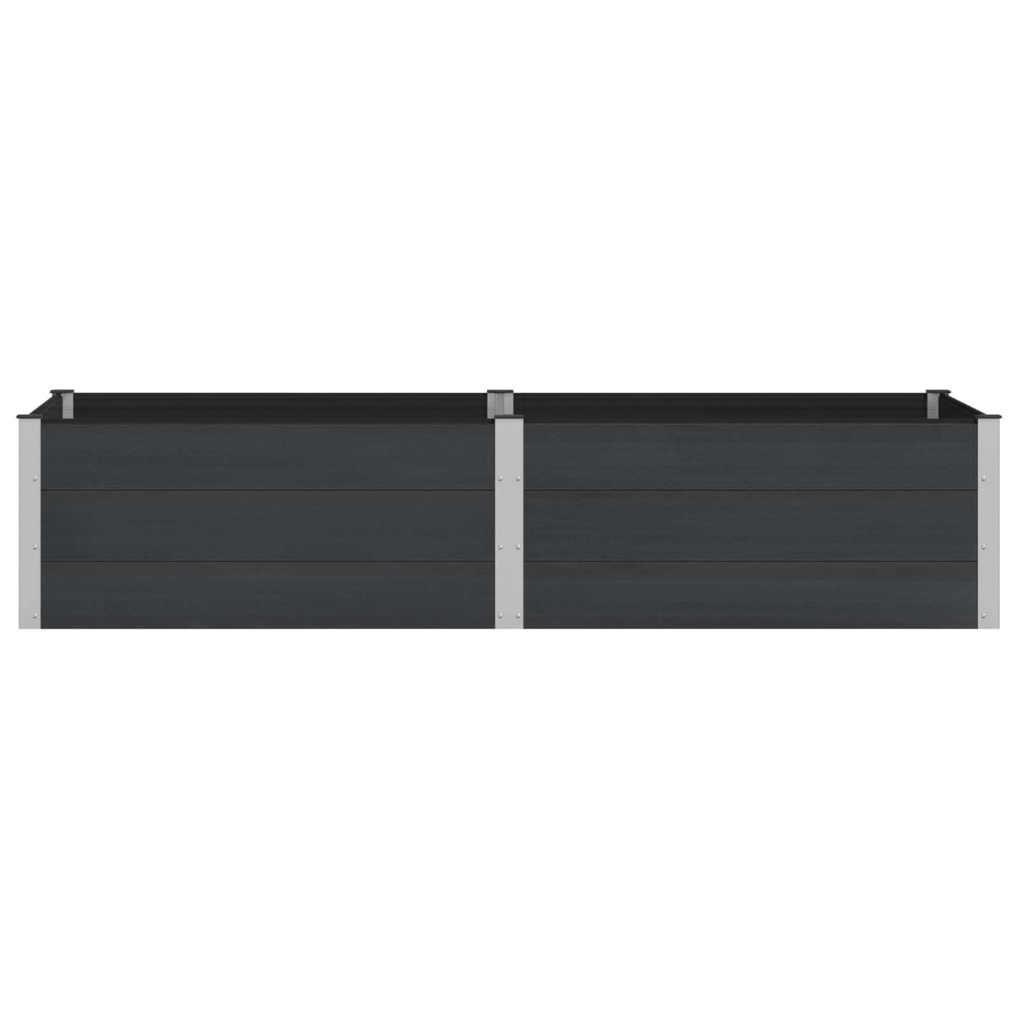 Garden Raised Bed Black 250 x 100 x 54 cm