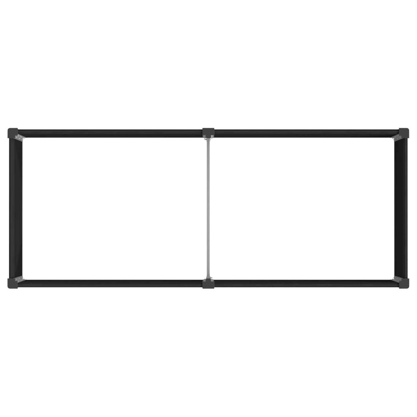 Garden Raised Bed Black 250 x 100 x 54 cm