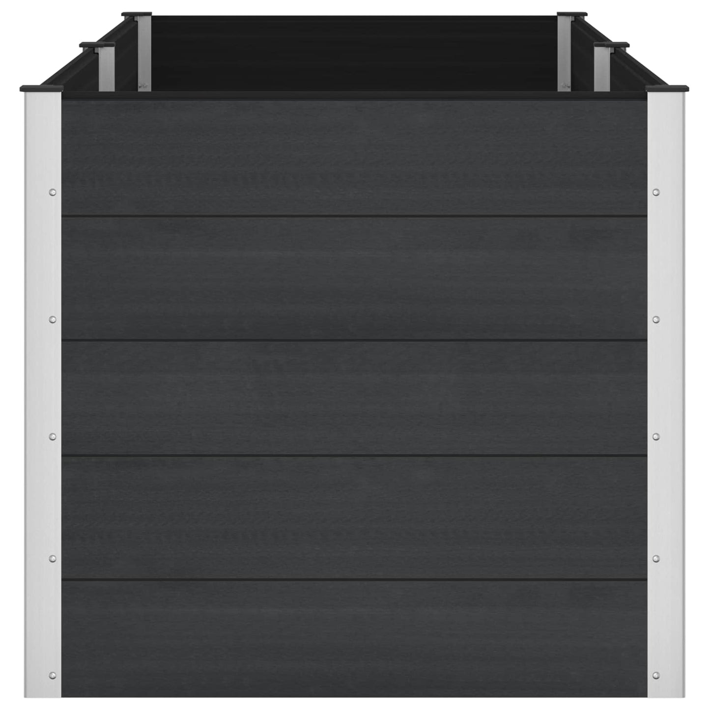 Garden Raised Bed Black 250 x 100 x 91 cm