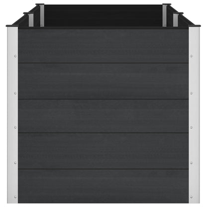 Garden Raised Bed Black 250 x 100 x 91 cm