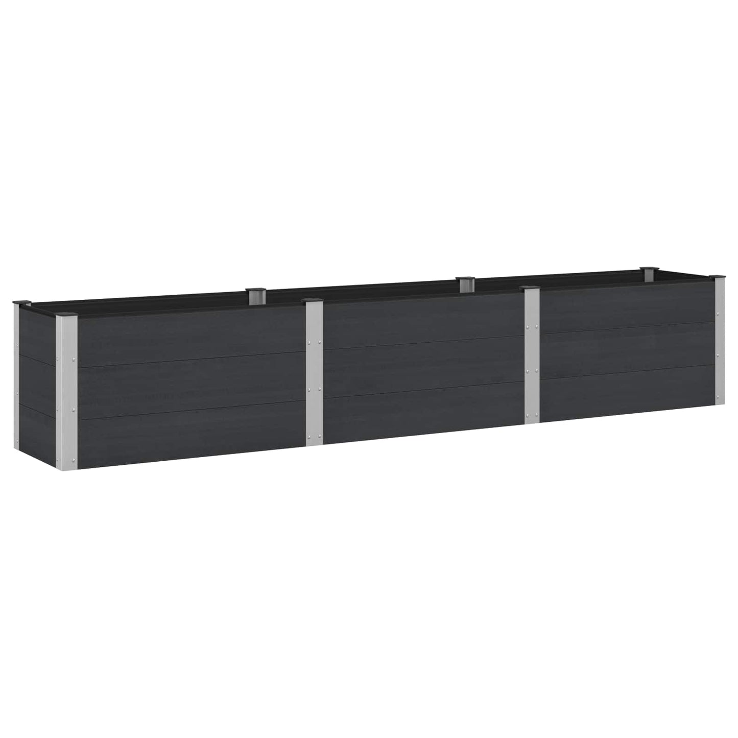 Garden Raised Bed Black 300 x 50 x 54 cm