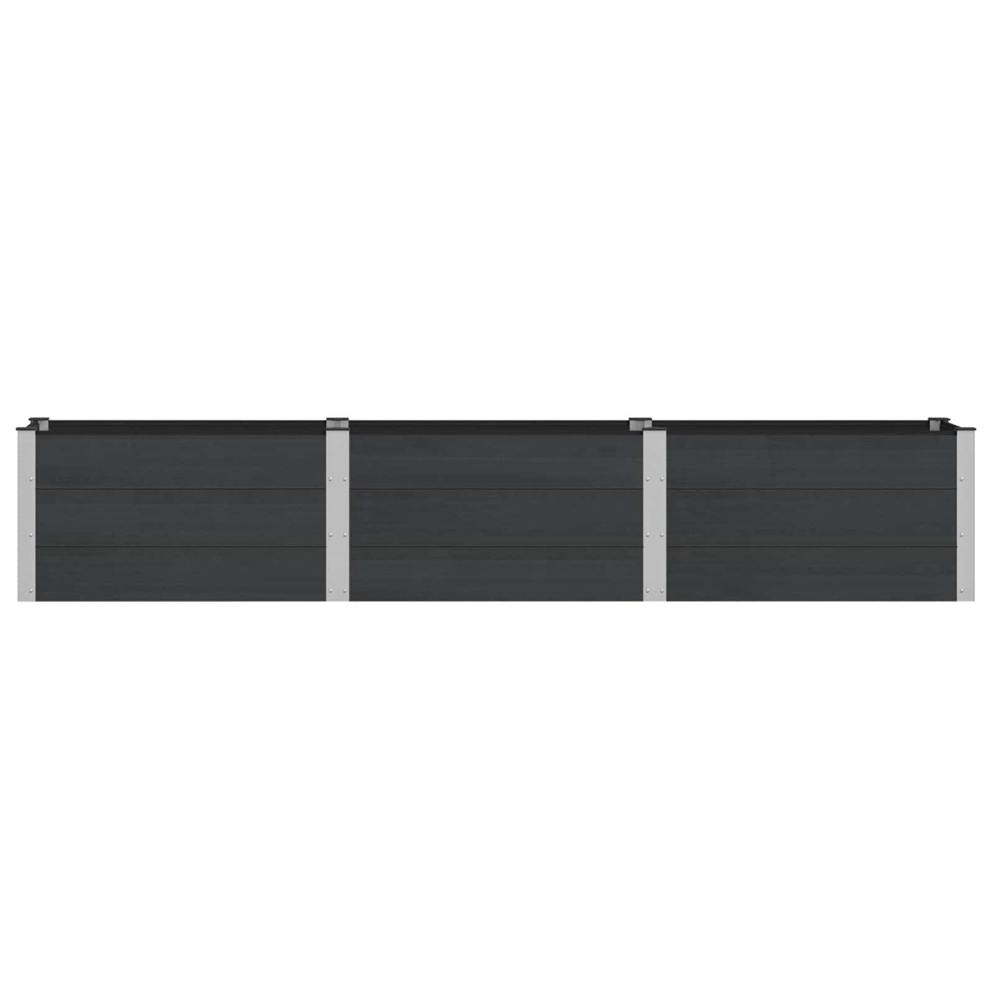 Garden Raised Bed Black 300 x 50 x 54 cm