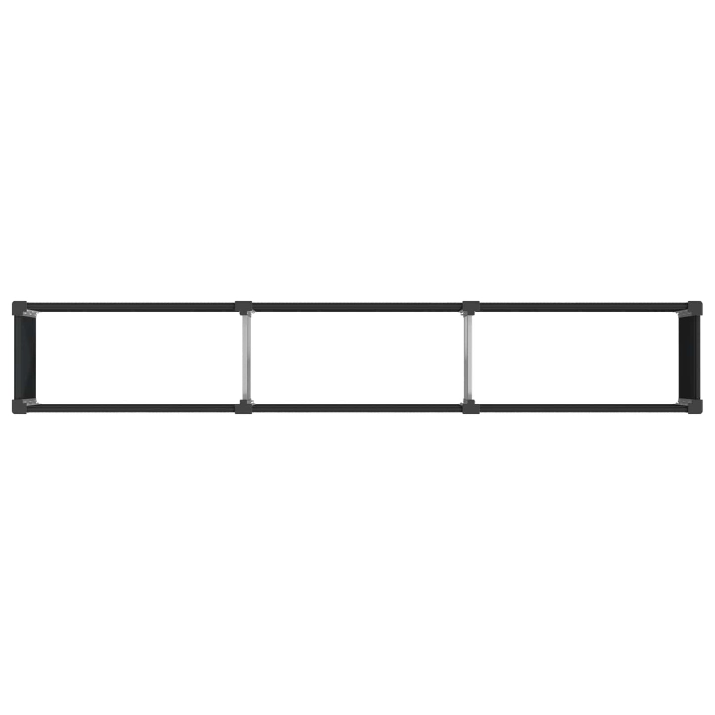 Garden Raised Bed Black 300 x 50 x 54 cm