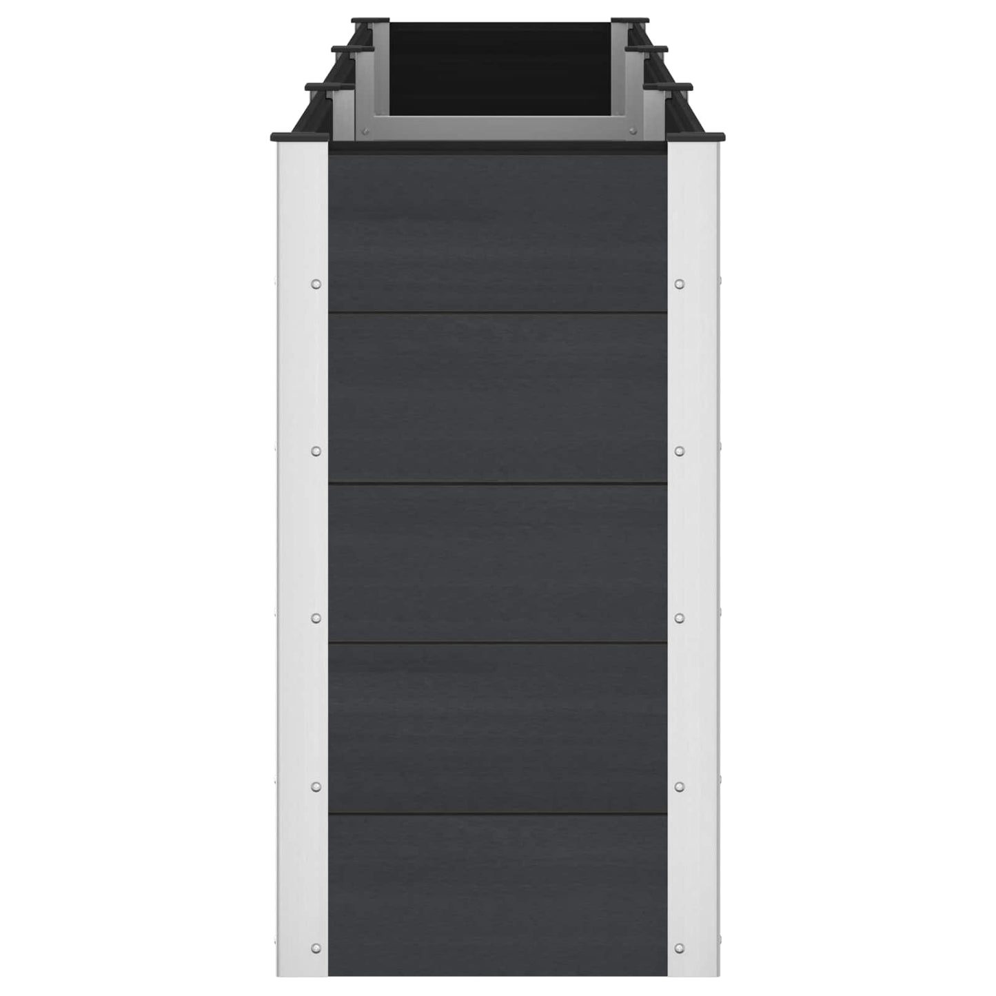 Garden Raised Bed Black 300 x 50 x 91 cm