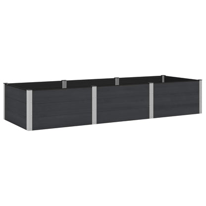 Garden Raised Bed Black 300 x 100 x 54 cm