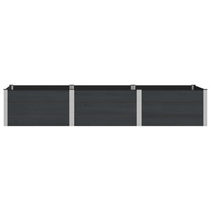 Garden Raised Bed Black 300 x 100 x 54 cm