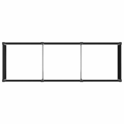 Garden Raised Bed Black 300 x 100 x 54 cm
