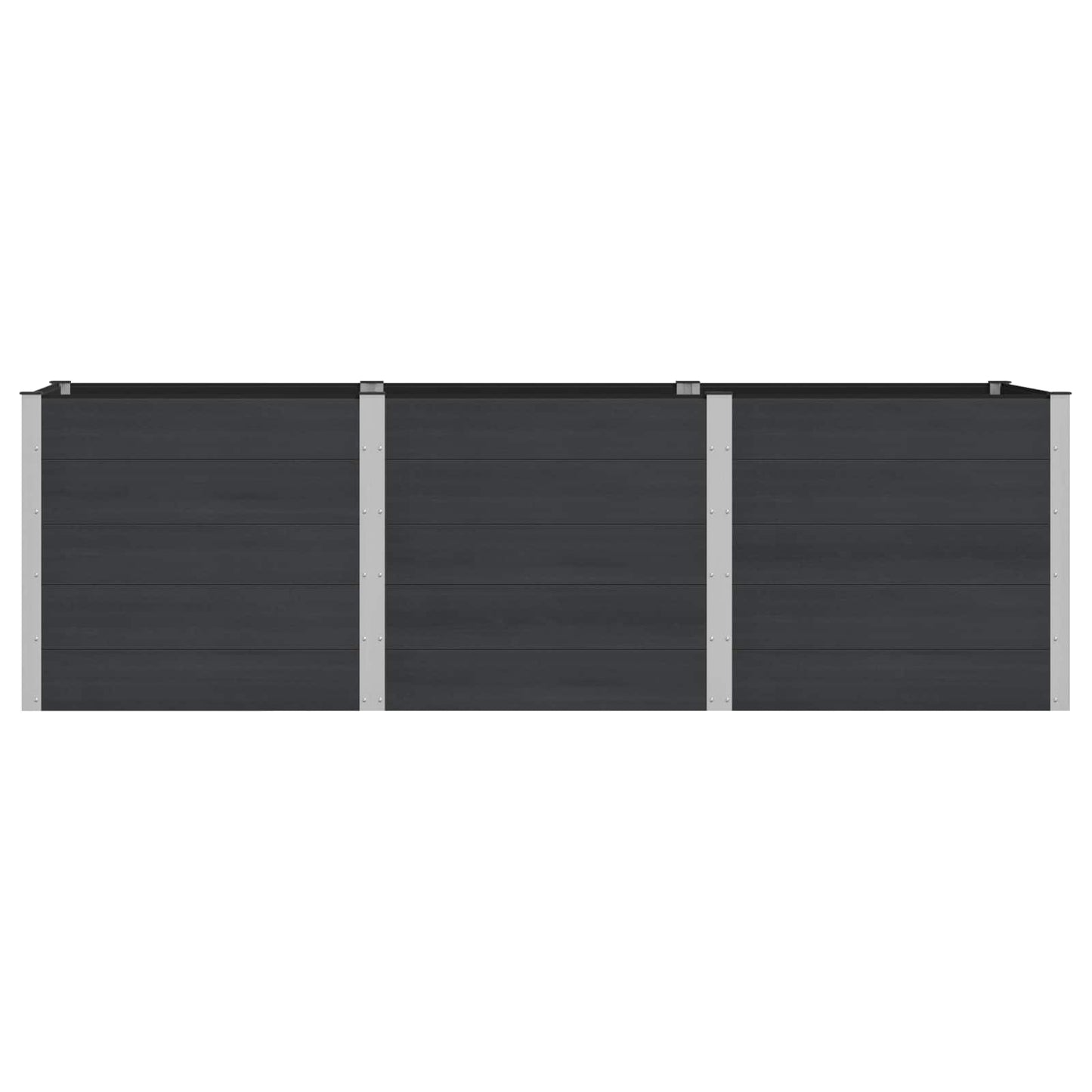 Garden Raised Bed Black 300 x 100 x 91 cm