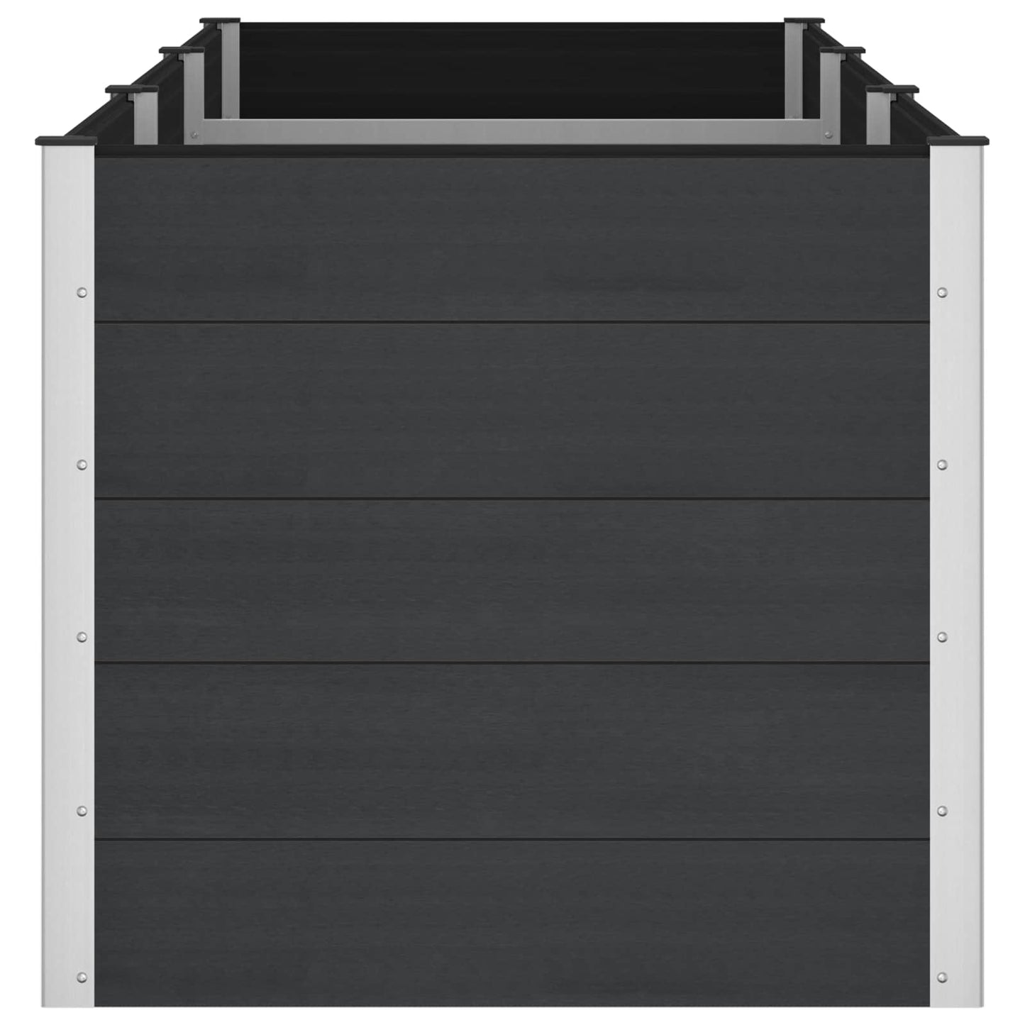 Garden Raised Bed Black 300 x 100 x 91 cm