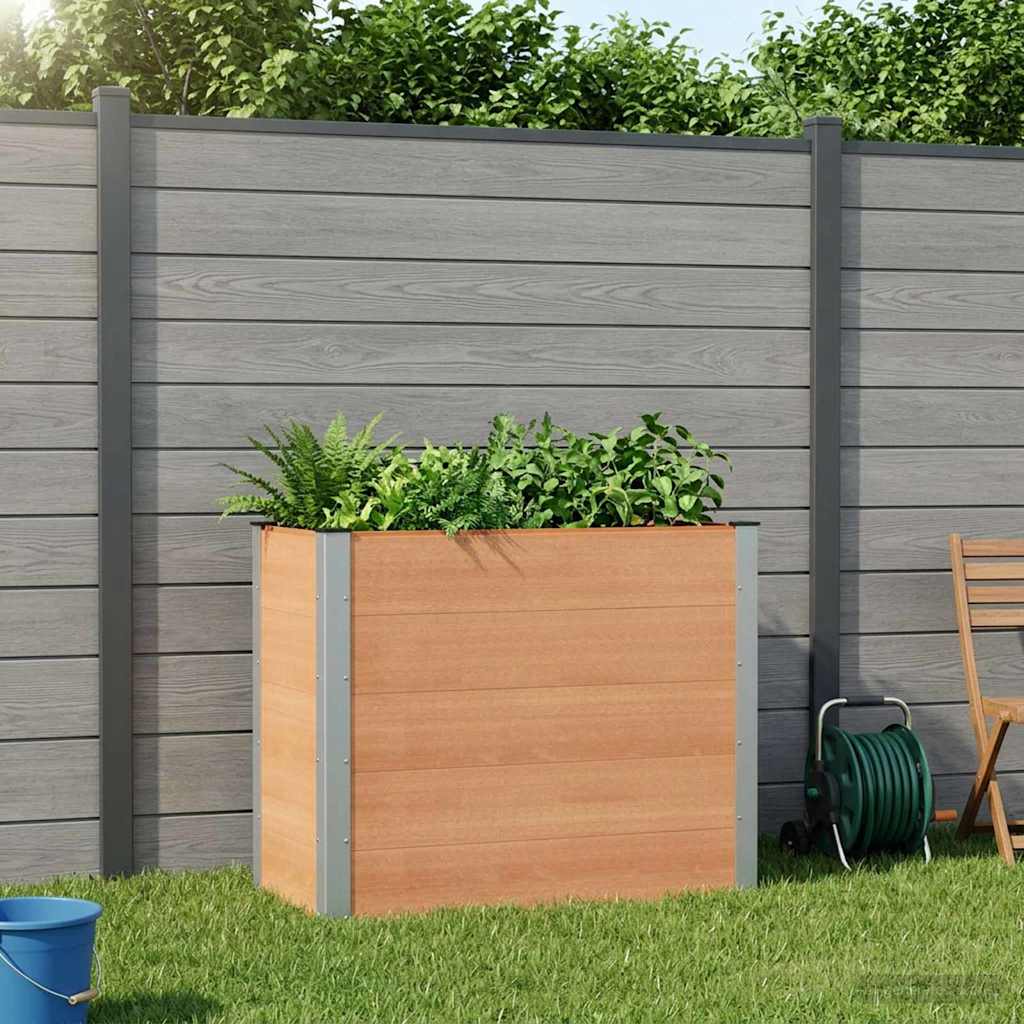 Garden Raised Bed Brown 100 x 50 x 91 cm