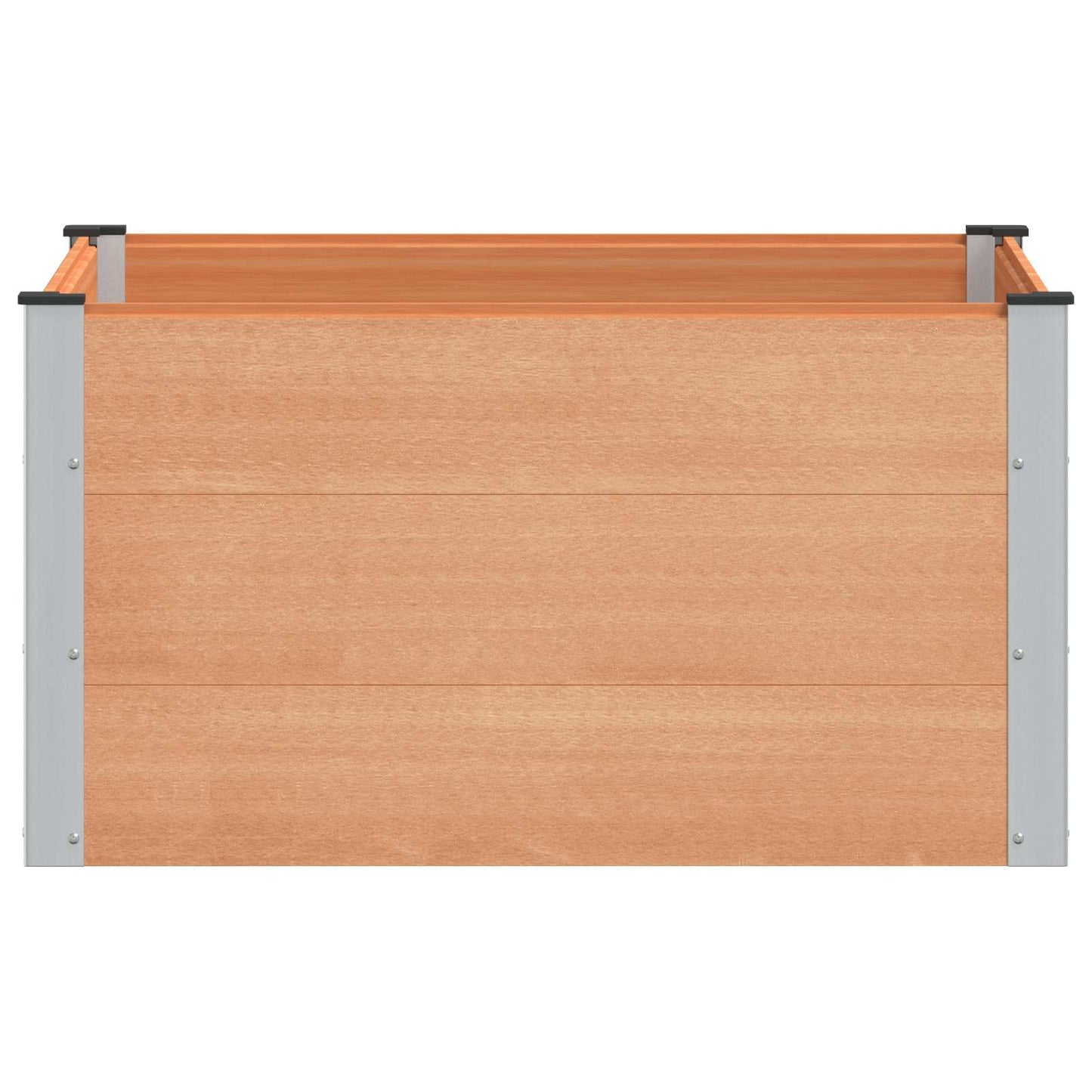 Garden Raised Bed Brown 100 x 100 x 54 cm