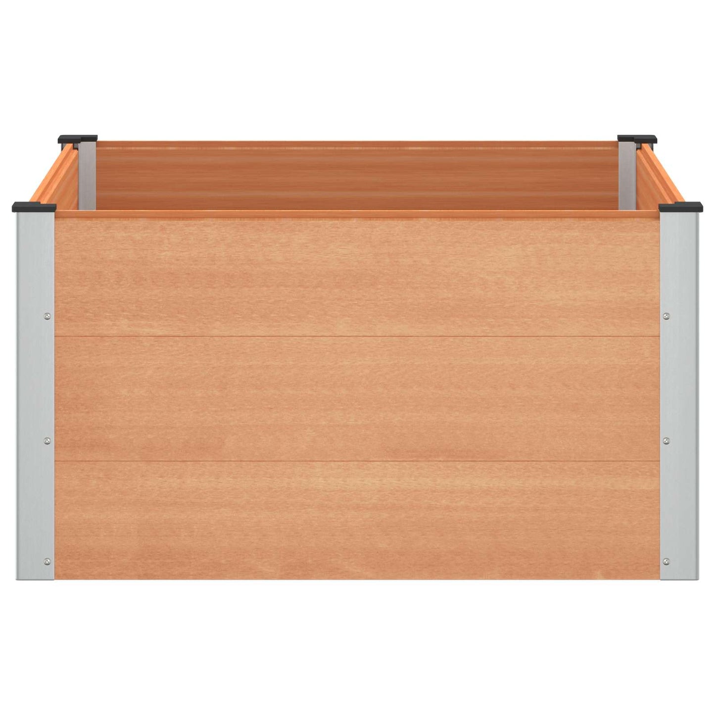 Garden Raised Bed Brown 100 x 100 x 54 cm
