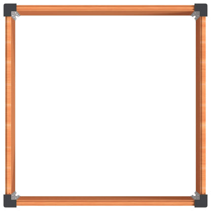 Garden Raised Bed Brown 100 x 100 x 54 cm