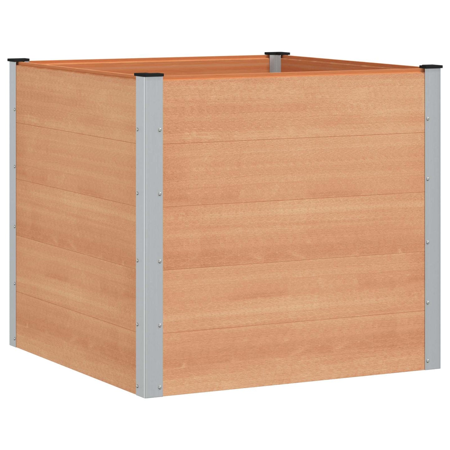 Garden Raised Bed Brown 100 x 100 x 91 cm